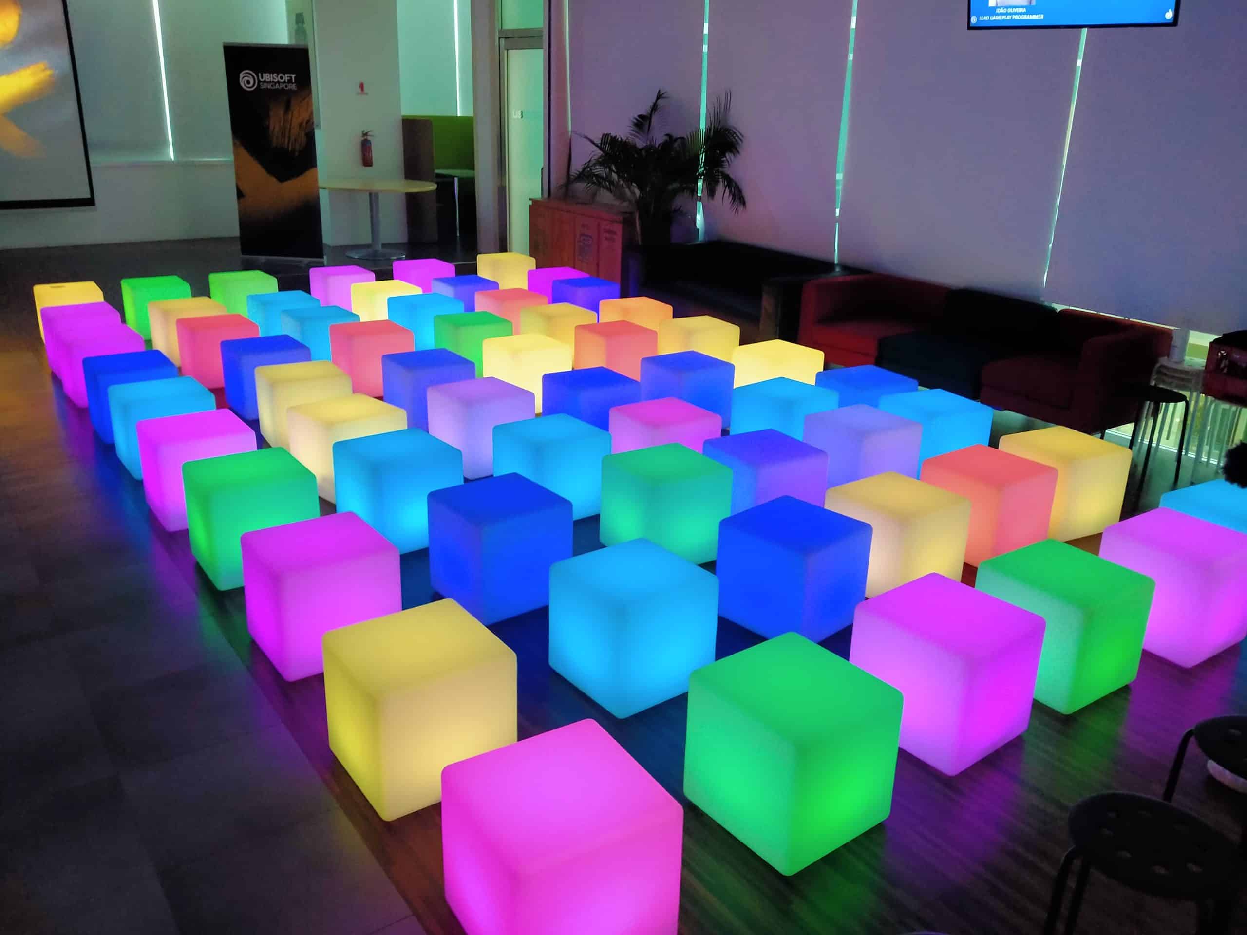 LED furniture rental Singapore
