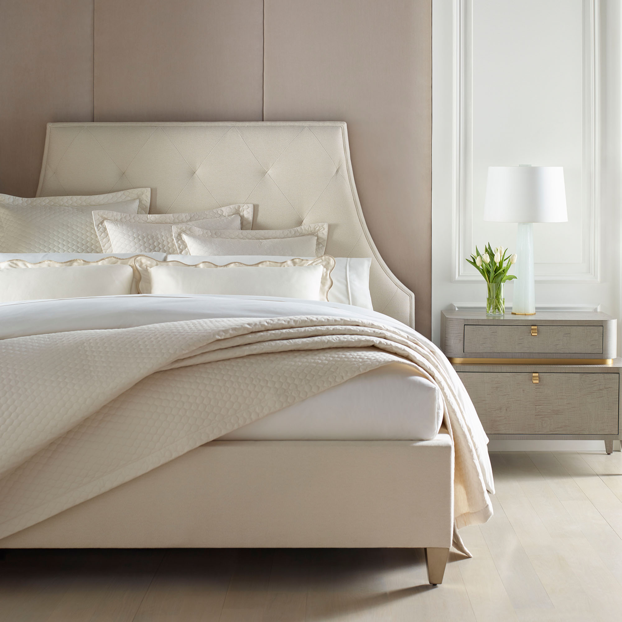 custom upholstered bed
