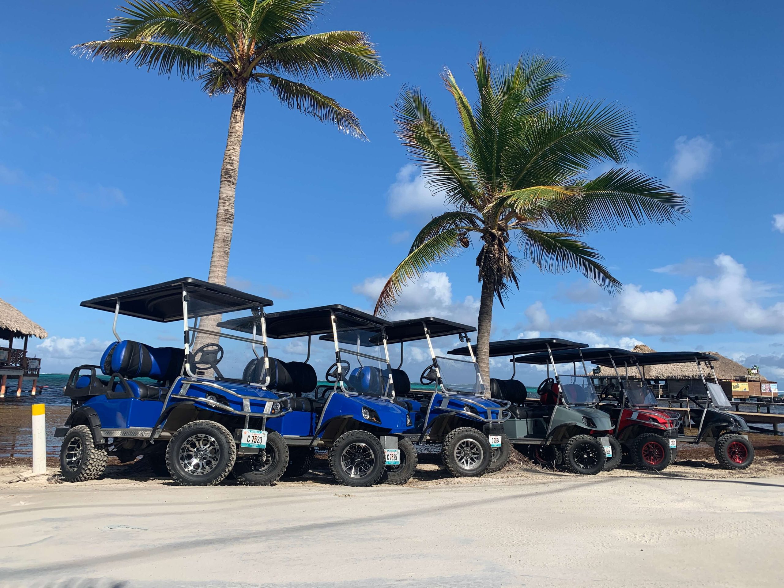 Golf Cart Rental Ambergris Caye Belize