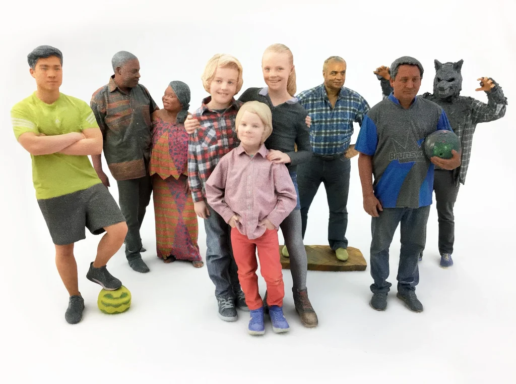 Custom family figurines