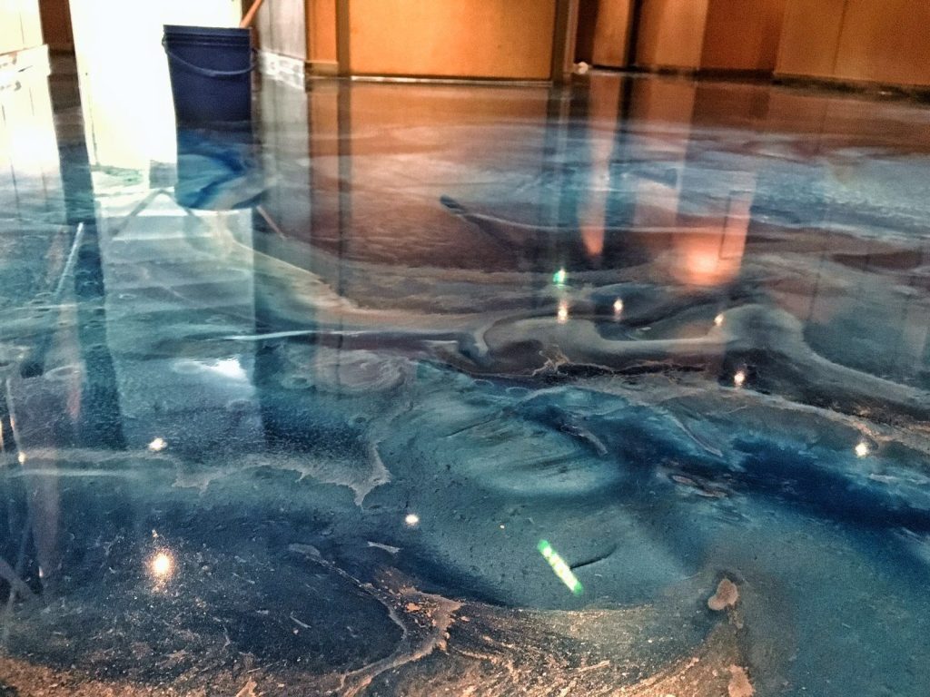 Epoxy garage floors